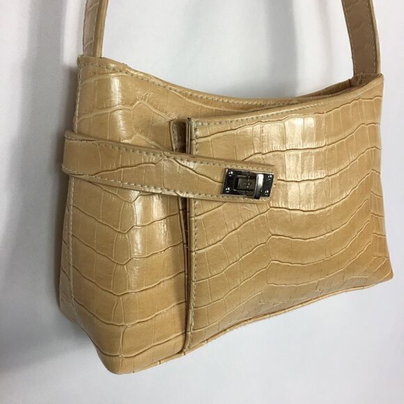 ‎Beige Faux Leather Small Shoulder Bag - Picture 8 of 8